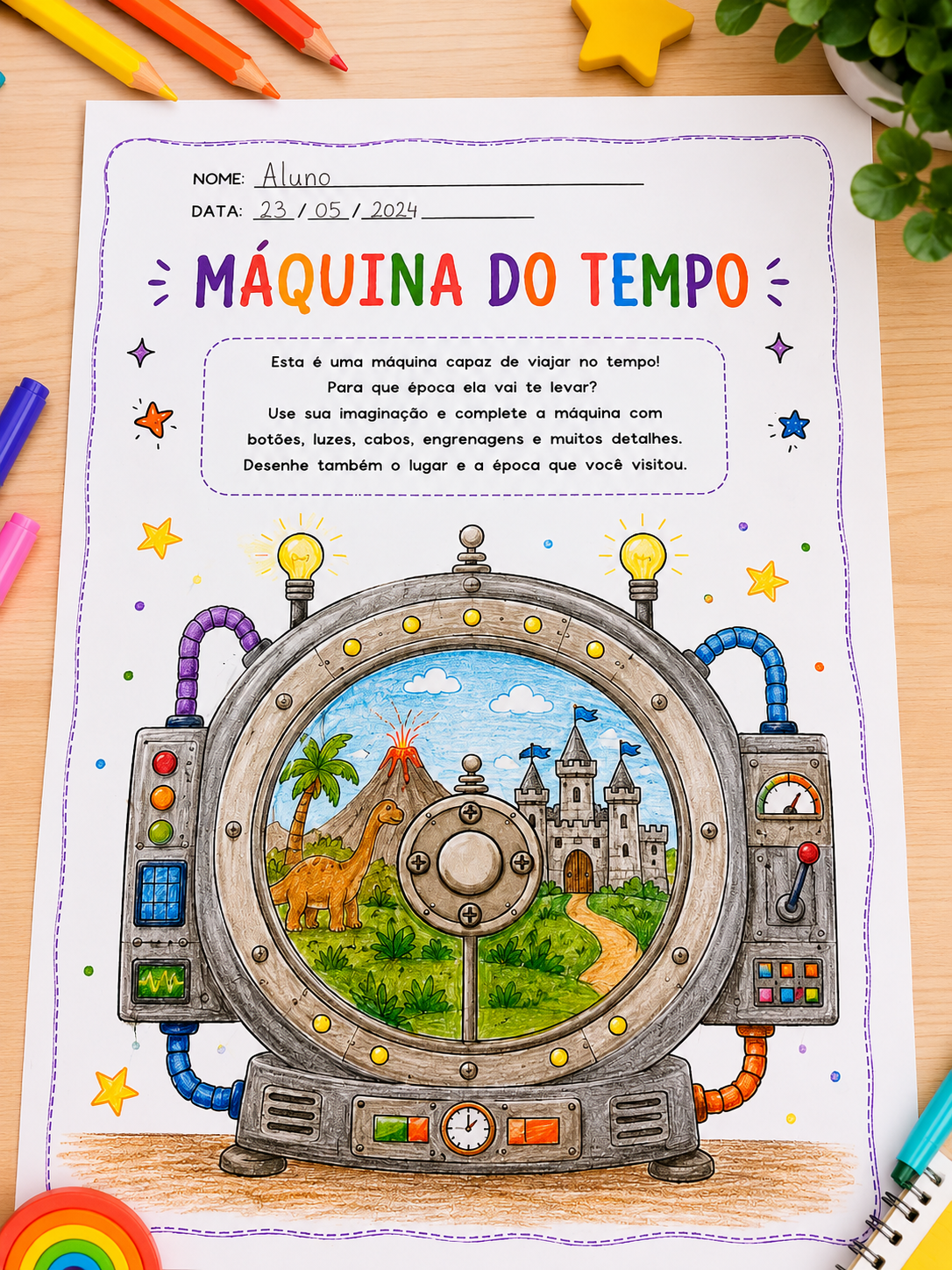 Apostila de Arte - Mundos Mágicos para Completar - Imagem 4