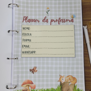 Planner Educação Infantil da Professora Bichinhos Fofos
