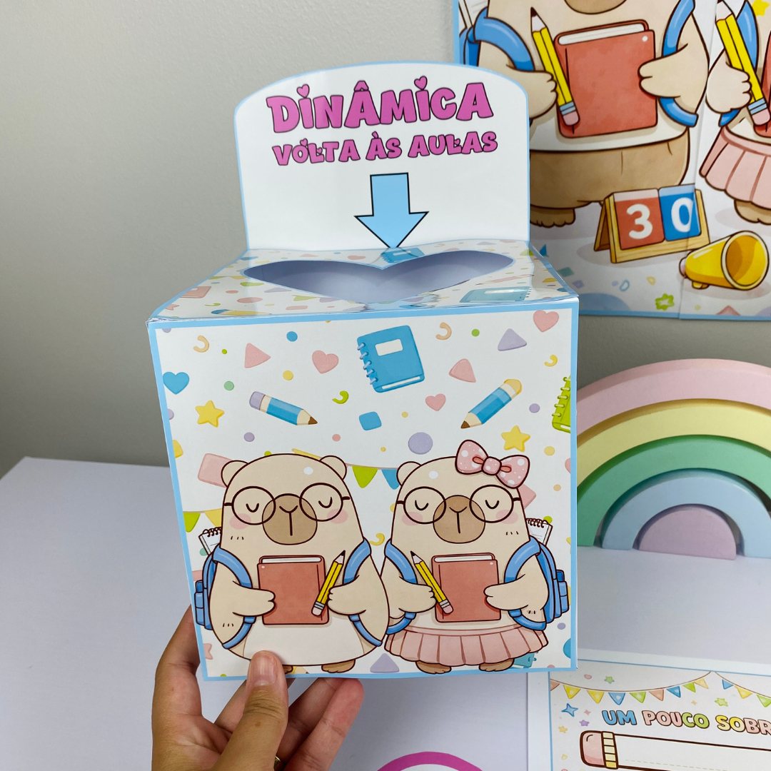 Dinâmica volta às aulas (Capivarinhas)