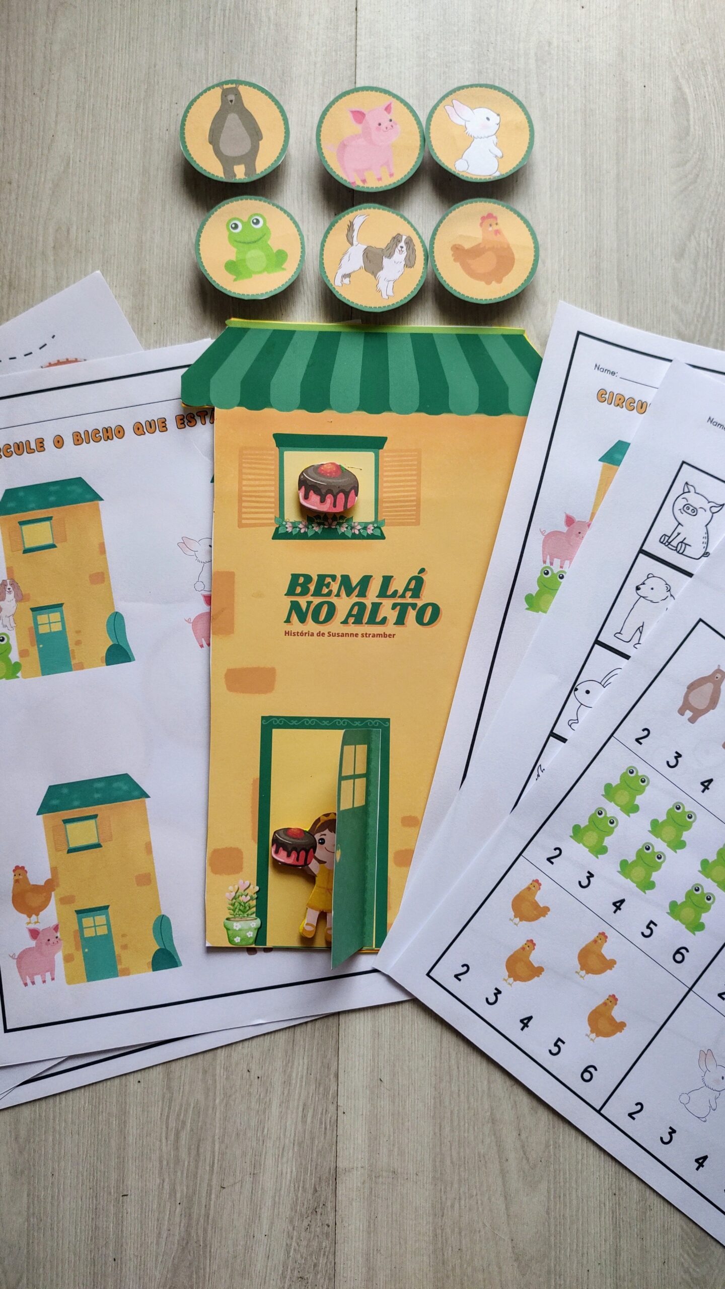 Sequência de atividades história Bem Lá no Alto para Educação Infantil - Imagem 7