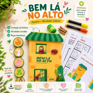 Sequência de atividades história Bem Lá no Alto para Educação Infantil