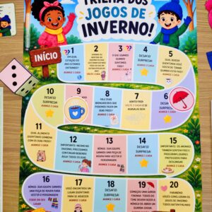 Trilha Jogos de Inverno - Atividade para trabalhar a chegada do Inverno!