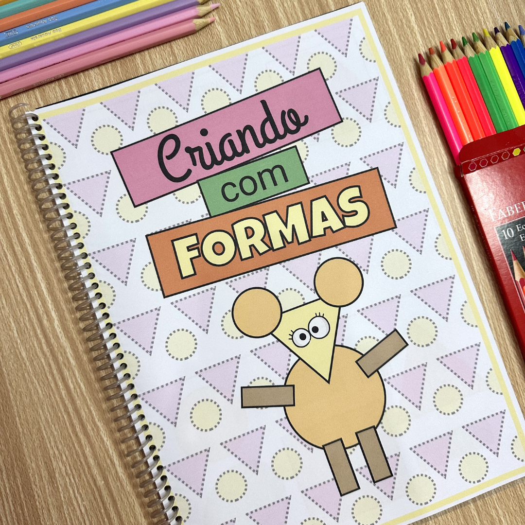 Formas geométricas Educação Infantil - Atividades para recortar e montar