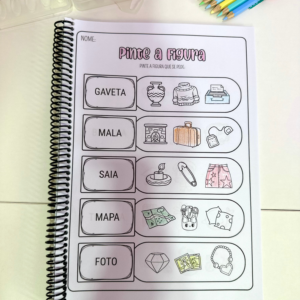 Sílabas Simples - Apostila Pinte a Figura