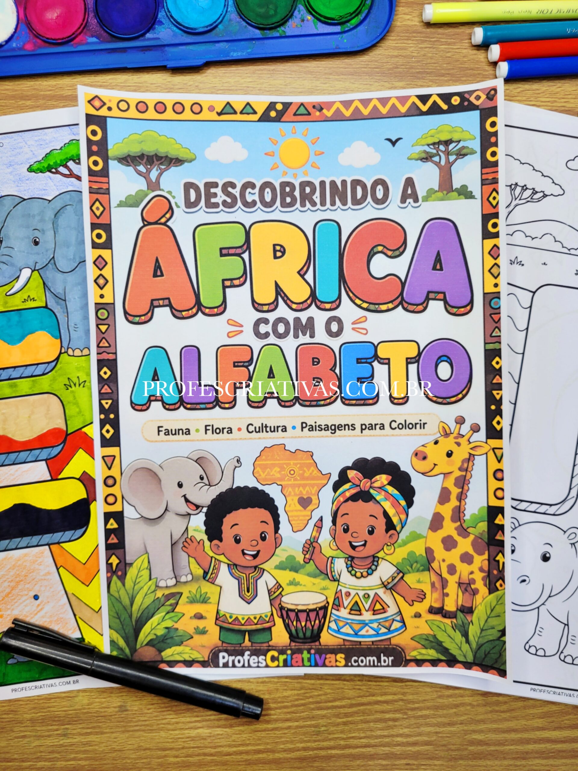 Descobrindo a África com o Alfabeto – Atividade ALFABETO
