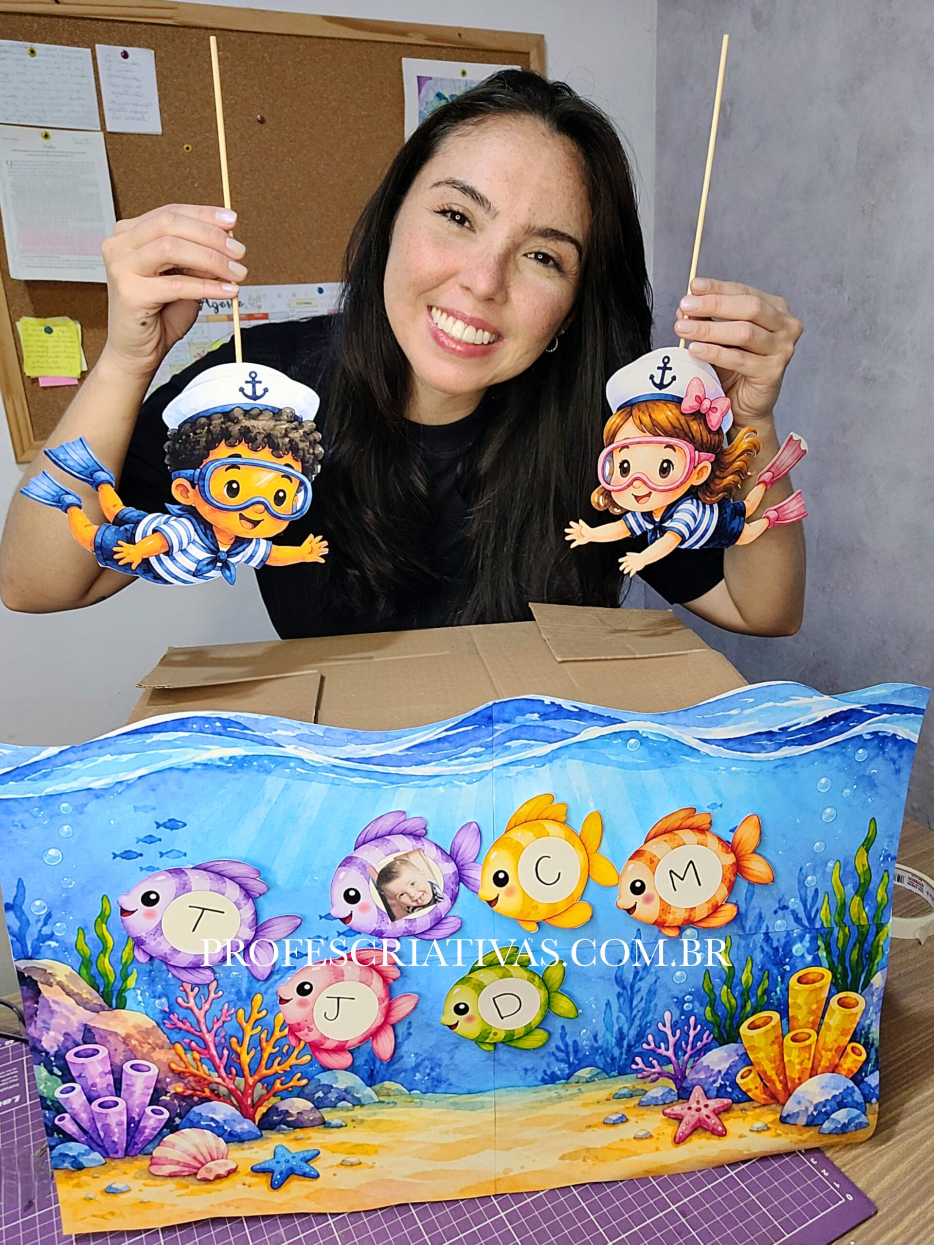 Chamadinha Educação Infantil - Peixinho do Mar