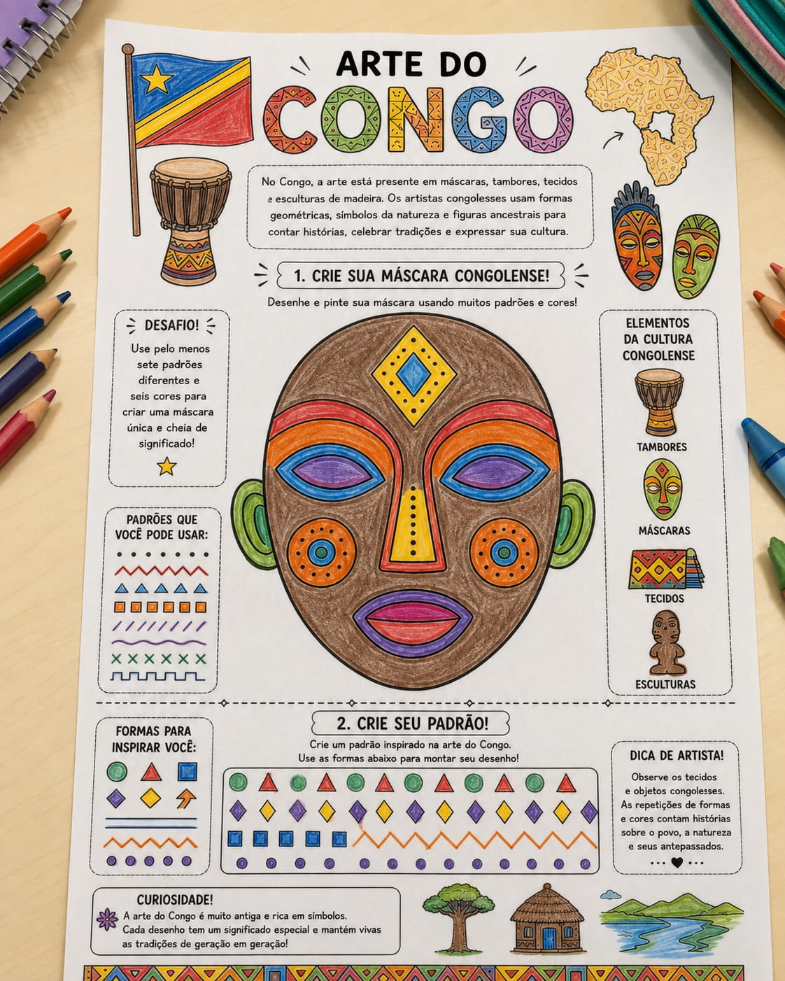 Viagem pela África Apostila com Atividades! - Imagem 2