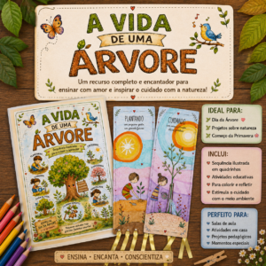 Atividade para o Dia da Árvore - O ciclo da Vida de Uma Árvore