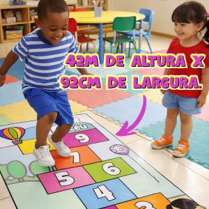 Foto modelo tapete amarelinha 01